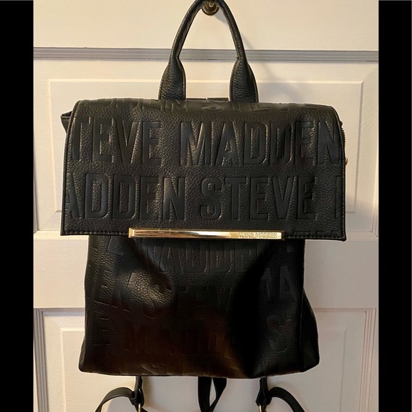 Steve Madden Handbags - Steve Madden Black Backpack
